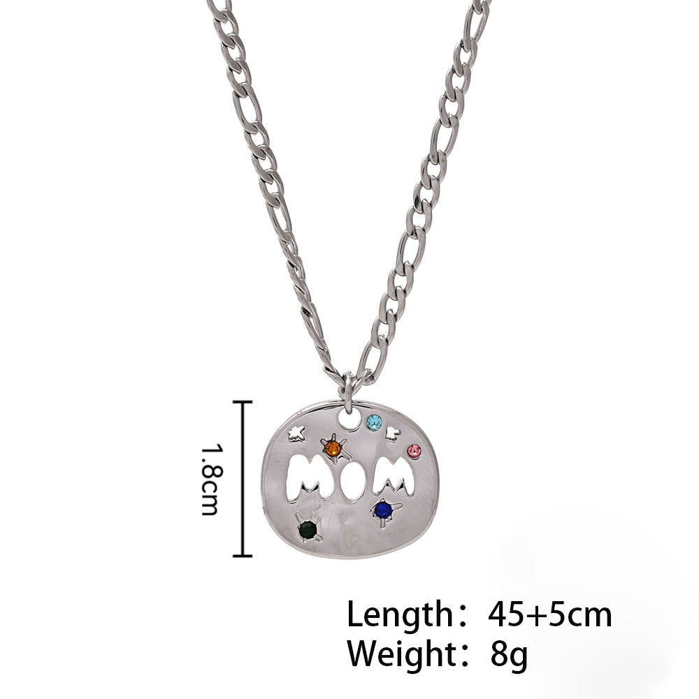 Guardian Tarot Card Necklace - MAMA / LOVE / MOM Charms