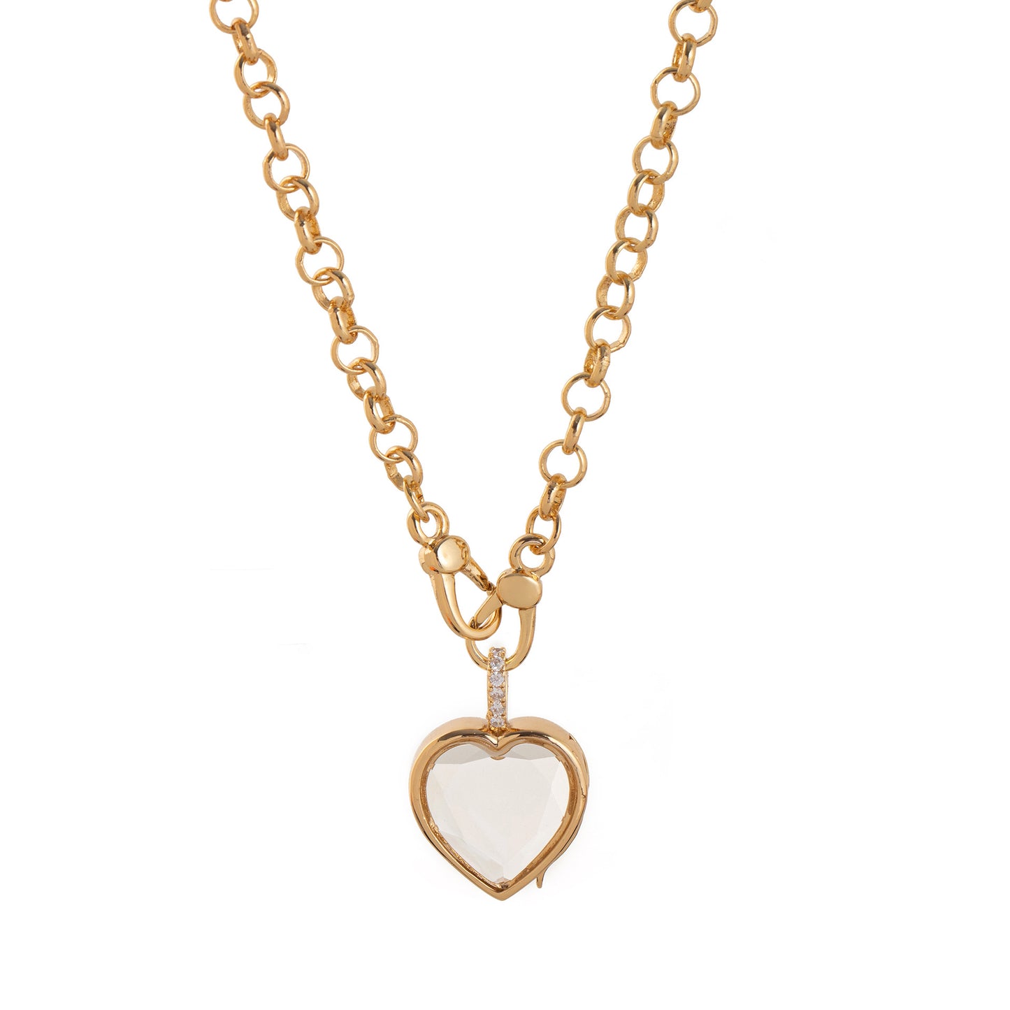 DIY Glass Locket Necklace - Floating Charm Photo Pendant