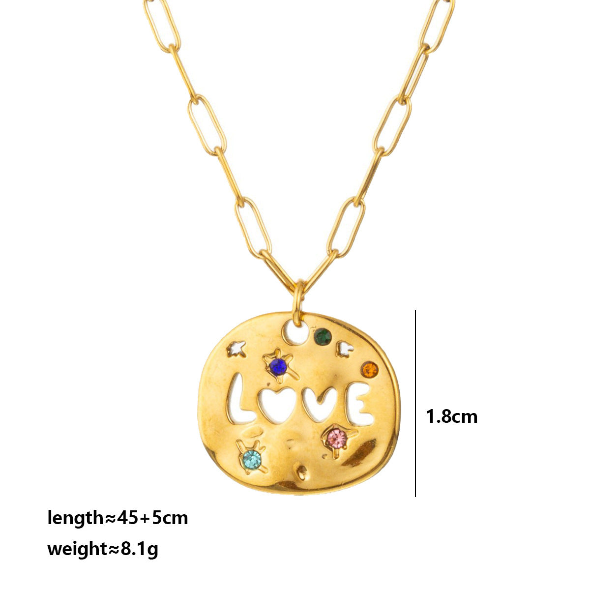 Guardian Tarot Card Necklace - MAMA / LOVE / MOM Charms