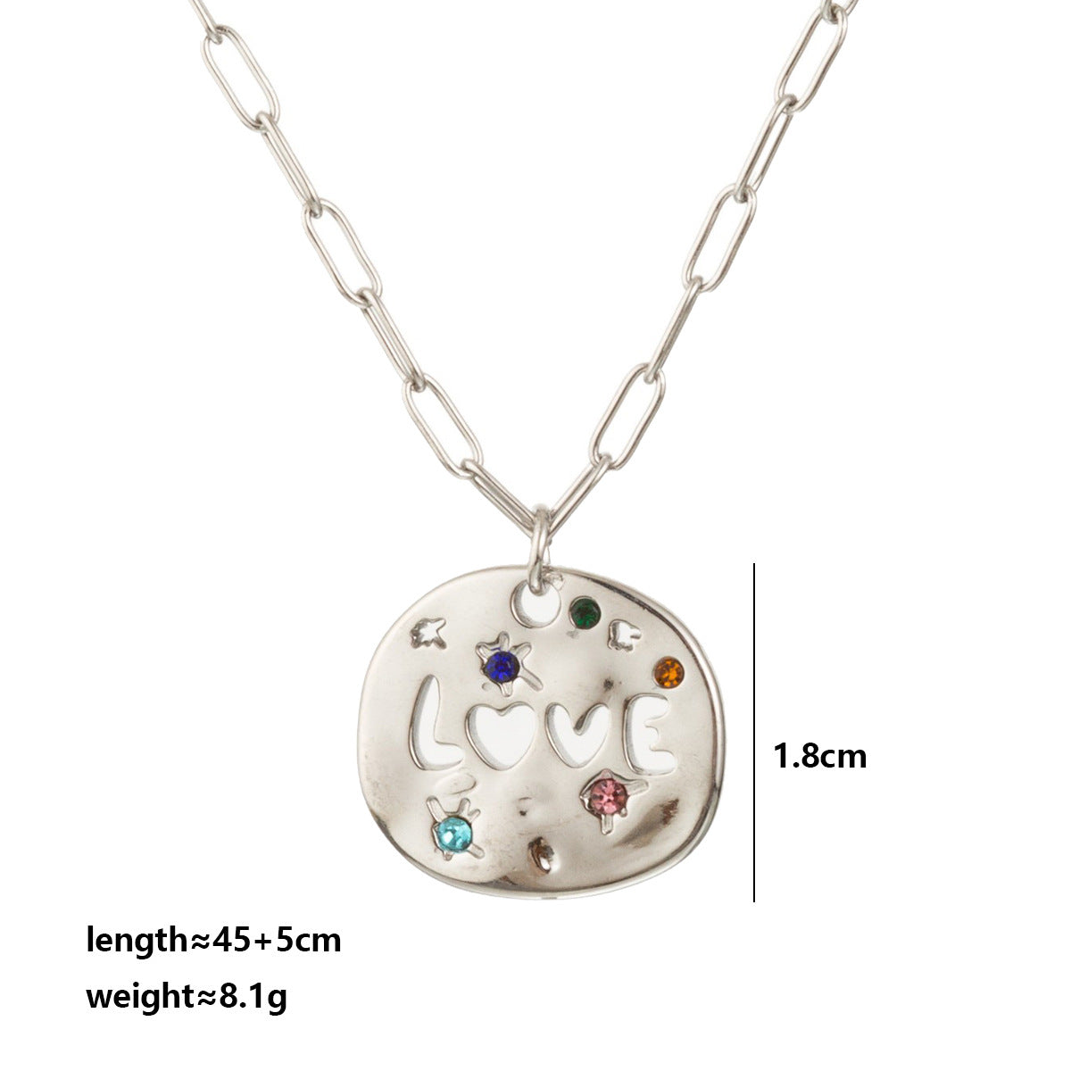 Guardian Tarot Card Necklace - MAMA / LOVE / MOM Charms
