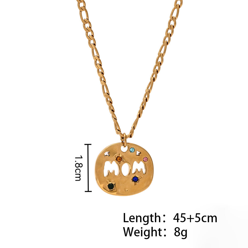 Guardian Tarot Card Necklace - MAMA / LOVE / MOM Charms