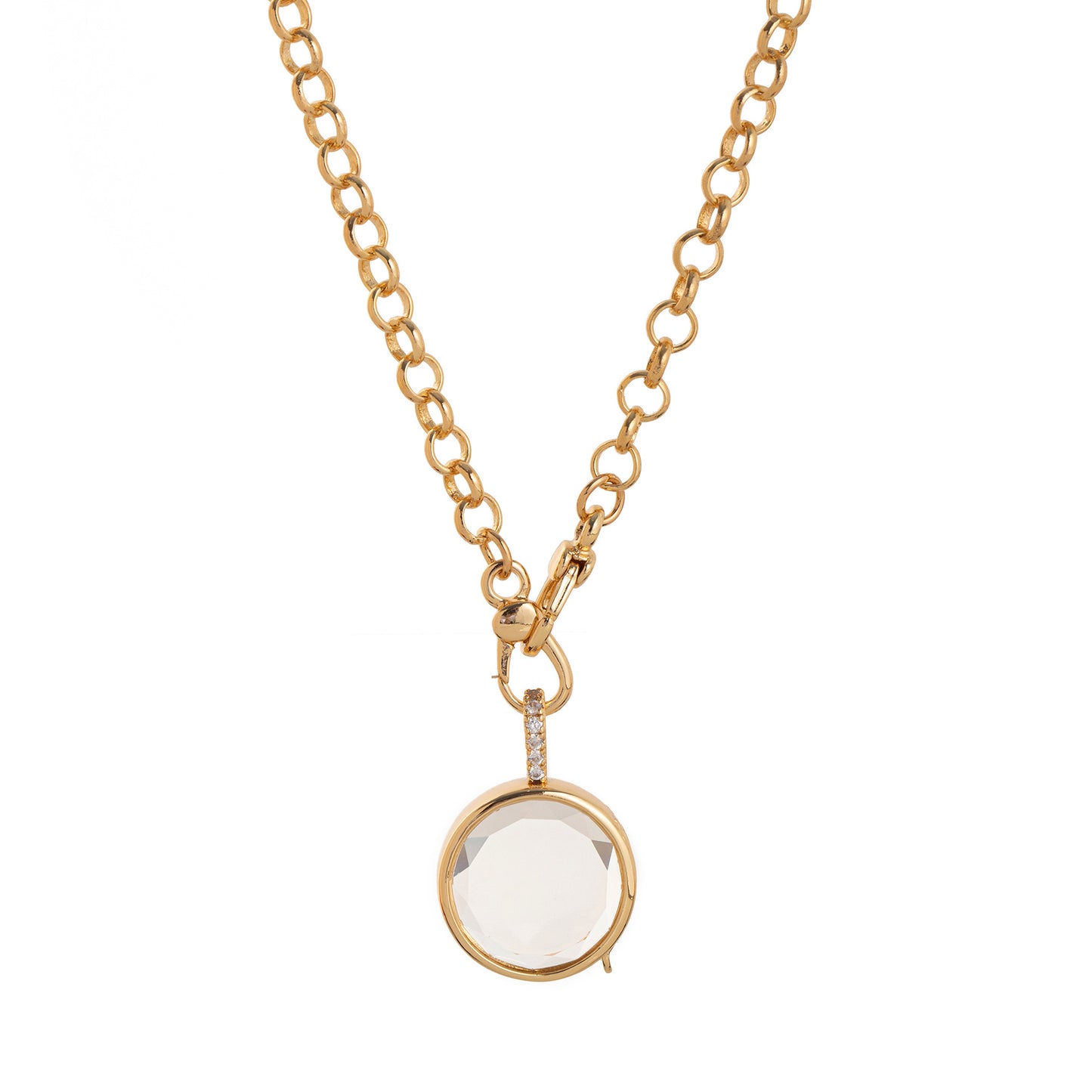 DIY Glass Locket Necklace - Floating Charm Photo Pendant